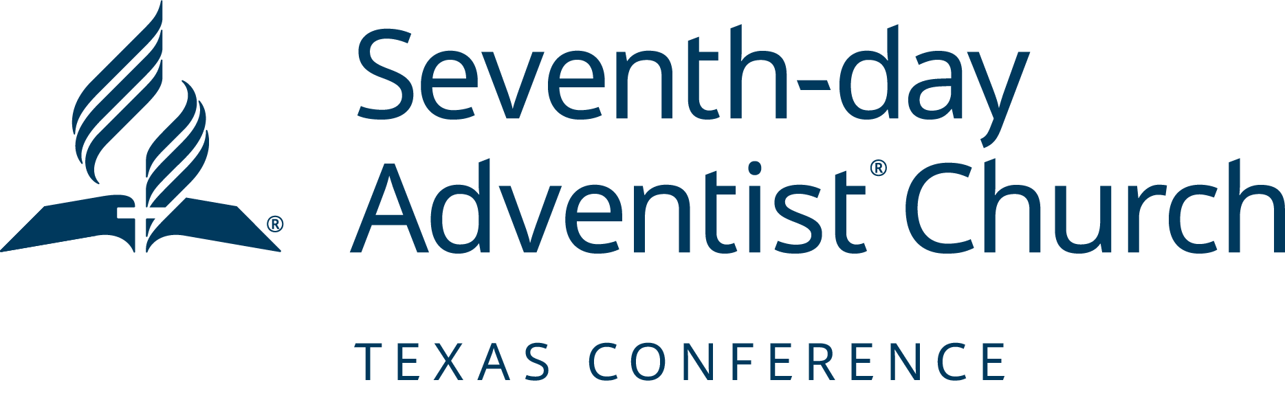 Seventh-day Adventist Church Texas Conference blue logo